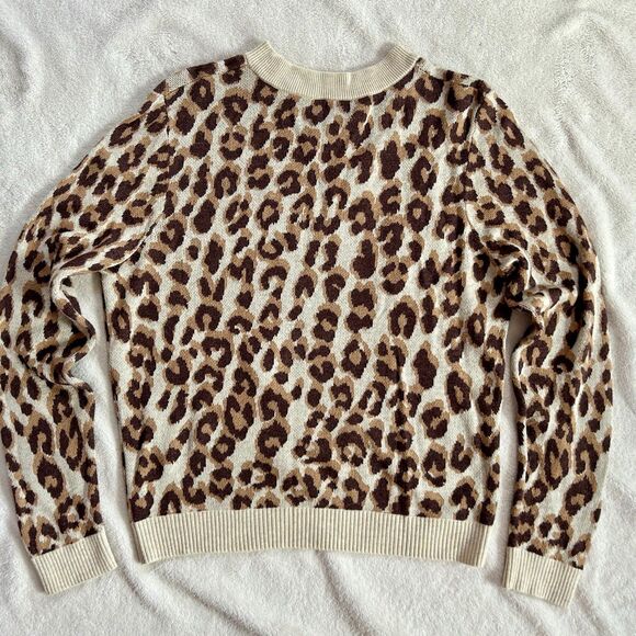 A New Day Leopard Print Crewneck Sweater size XS - Picture 6 of 6